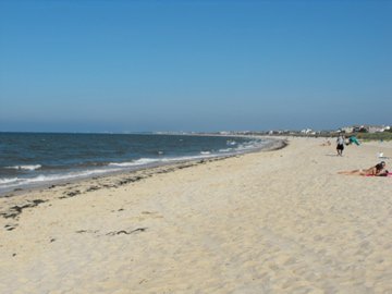 This is how the beach was almost all the time!