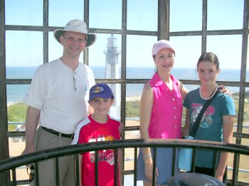 The view from the Cape Henry Lighthouse in Virginia Beach.