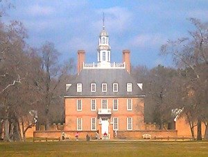 The Governor's Palace at Colonial Williamsburg.