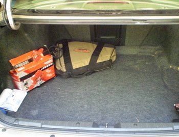 The less stuff in your trunk, the better your mileage! Only keep car emergency supplies.