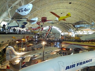 Layover at Washington's Dulles Airport?  Visit the nearby National Air & Space Museum.
