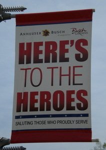 Busch Gardens Williamsburg's "Here's to the Heroes" program