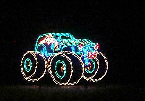 Holiday Lights at the Beach