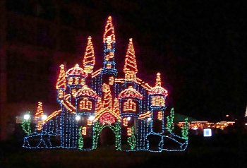 Holiday Lights at the Beach